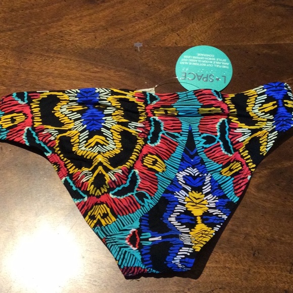 NWT $70 L SPACE XS MOROCCAN DREAM FULL CUT BOTTOM - Picture 7 of 7